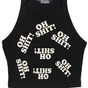 DIMEPIECE OH SHIT! crop top